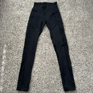 Lululemon high rise 31 inch black run tight